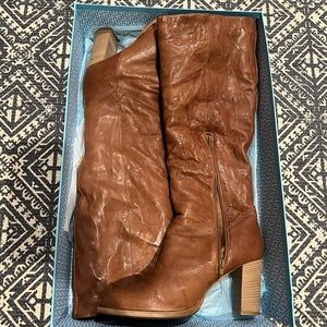 Brown leather Ross & Snow boots